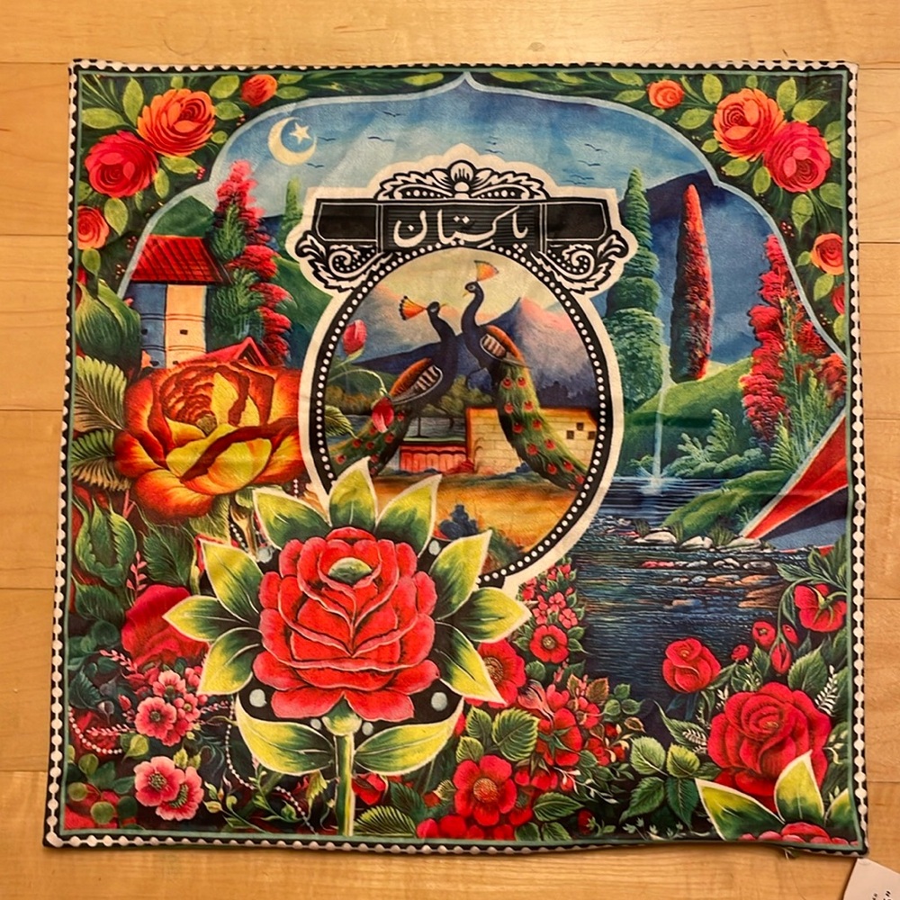 16x16 colorful pillow cover